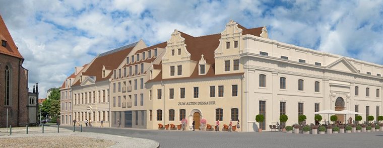Dessau Schlossplatz Rekonstruktion