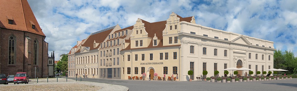 Dessau Schlossplatz Rekonstruktion