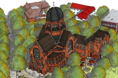 Der Verein „Vom Holocaust zum neuen Leben e.V.“ befürwortet den Wiederaufbau der Bornplatz-Synagoge.